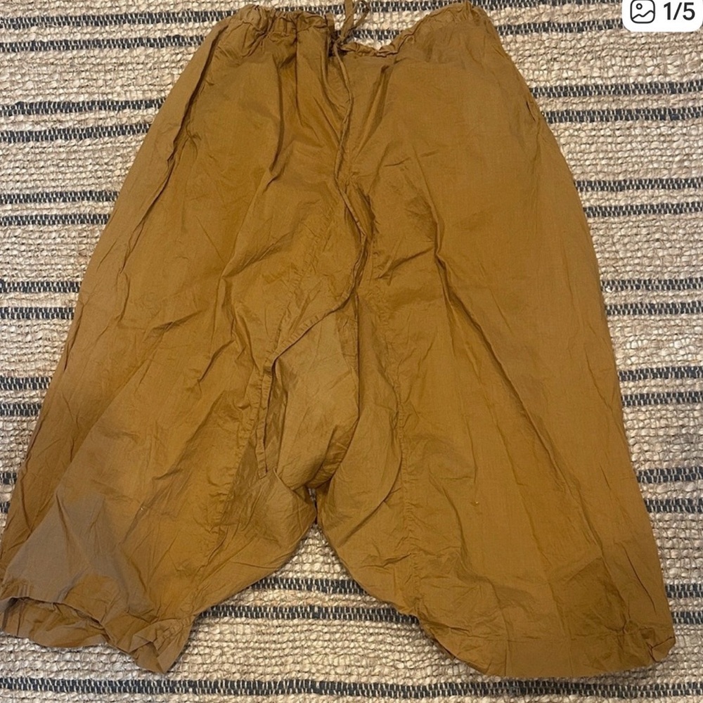 Brown Wide-Leg Pants